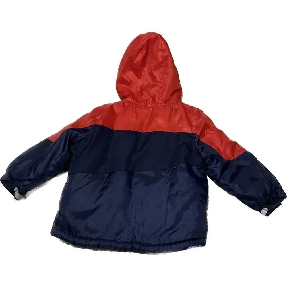 Osh‎ Kosh 24 month fleece lined puffer coat with hood ￼